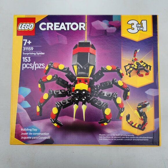 New LEGO Creator 3-in-1 31159 Spider Toy Spider Scorpion Snake Wild Animals Surp - Picture 1 of 16